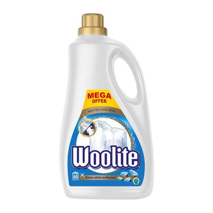 Obrázek Woolite prací gel Zářivá bělost 3,6l / 60 dávek