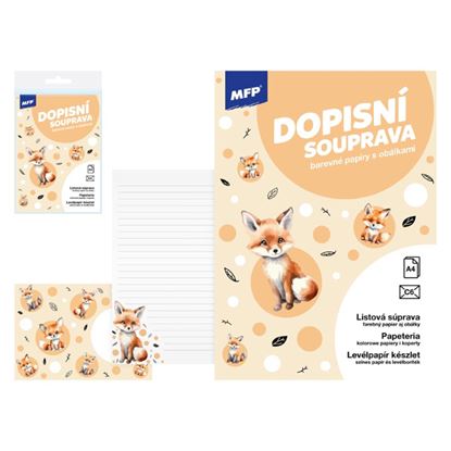 Obrázek Dopisní papír 5 + 10 - Liška