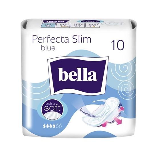 Obrázek z Bella Perfecta Slim Blue Slim dámské vložky - 10ks