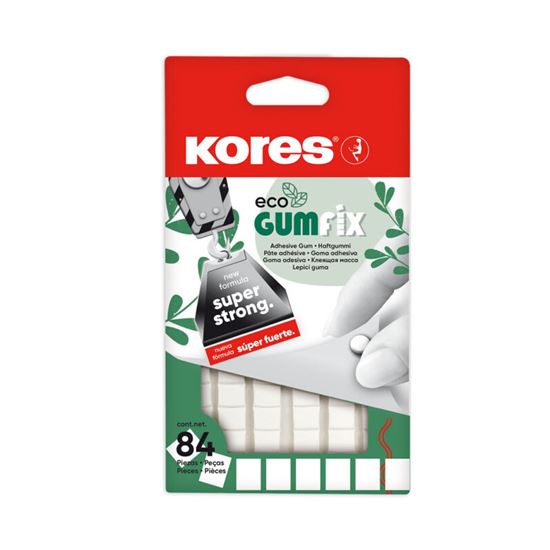 Obrázek z Lepicí hmota Kores - ECO Gumfix / 50 g / 84 ks