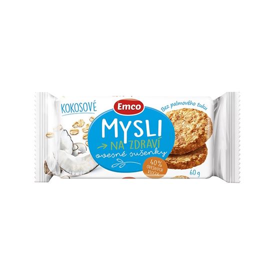 Obrázek z EMCO ovesné sušenky - kokosové / 60 g