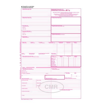 Obrázek MSK 960 mezinárodní nákladní list 5 listů NCR A4 - ČJ / NJ