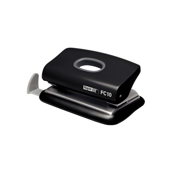 Obrázek z Kancelářský děrovač Rapid FC10 / černá - 10 listů