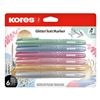 Obrázek z Zvýrazňovače Kores - třpytivé / 6 metalických barev