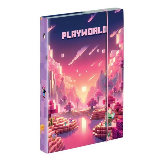 Obrázek z Box na sešity A4 - Playworld Girl