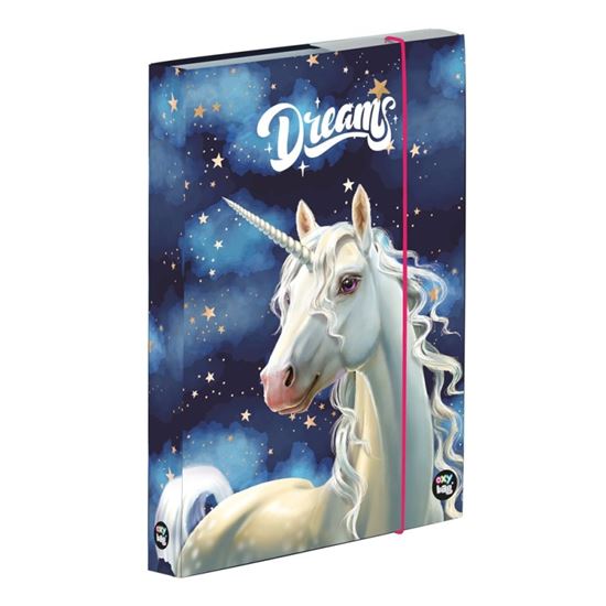 Obrázek z Box na sešity A4 - Unicorn