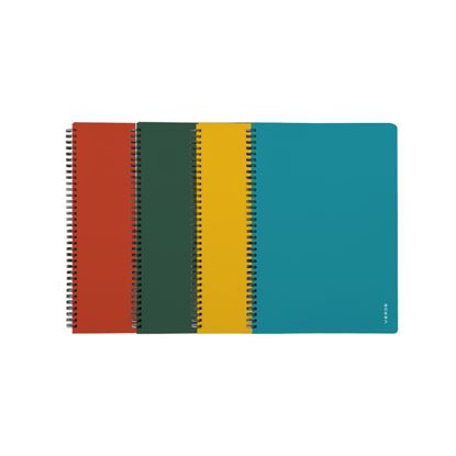 Obrázek Blok kroužkový VERDE - A5 / linka / mix barev