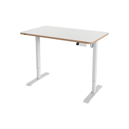 Obrázek Výškově nastavitelný elektrický stůl Leitz Ergo – 120 x 70 cm / bílá