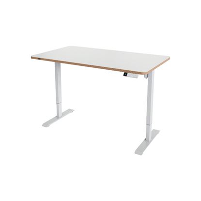 Obrázek Výškově nastavitelný elektrický stůl Leitz Ergo – 140 x 80 cm / bílá