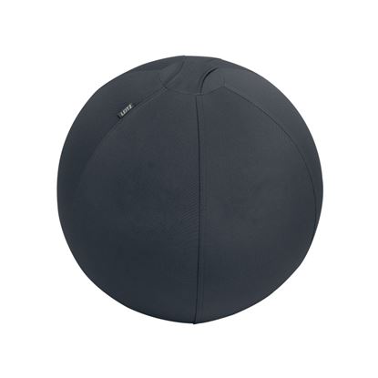 Obrázek Míč gymnastický na sezení Leitz Ergo s těžítkem - tm. šedá / 55 cm
