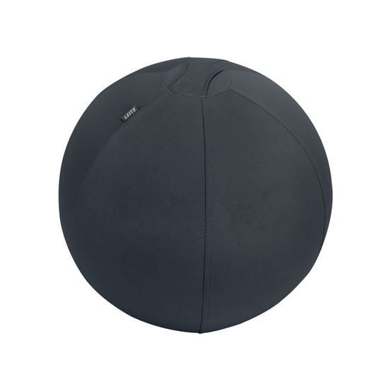 Obrázek z Míč gymnastický na sezení Leitz Ergo s těžítkem - tm. šedá / 55 cm