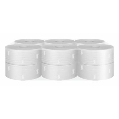 Obrázek Papír toaletní Jumbo bílý - průměr 190 mm