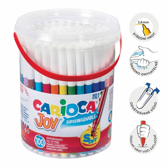 Obrázek z Popisovače Carioca Joy - 100 ks