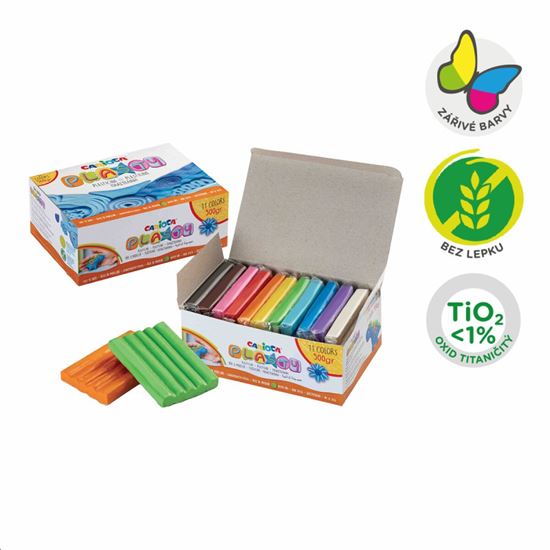 Obrázek z Plastelína Carioca - 11 barev / 500 g