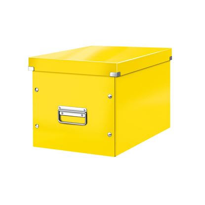 Obrázek Čtvercová krabice Leitz Click&Store - velikost L (A4) / žlutá