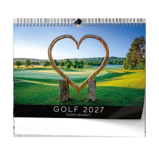 Obrázek z Kalendář nástěnný - Golf / BNS3