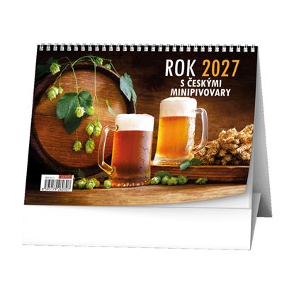 Obrázek Kalendář stolní - Rok s českými pivovary / BSE10