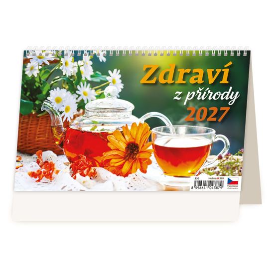 Obrázek z Kalendář stolní čtrnáctidení - Zdraví z přírody / S30