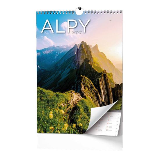 Obrázek z Kalendář nástěnný - Alpy / BNF8