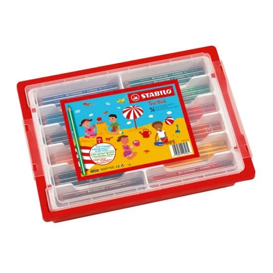 Obrázek z Pastelky STABILO® Trio silná / 96 ks / Box