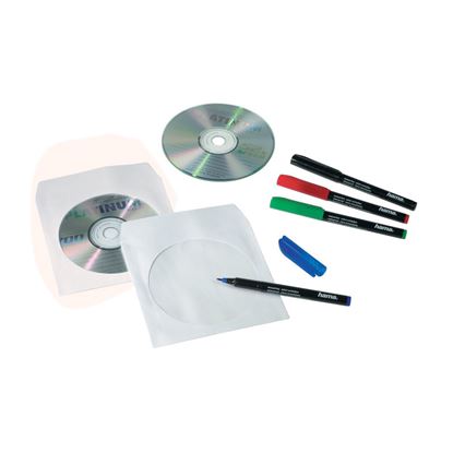 Obrázek Obálky na CD / DVD - 100 ks / bílá