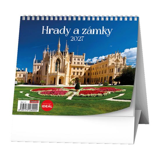 Obrázek z Kalendář stolní MINI - Hrady a zámky / BSL1