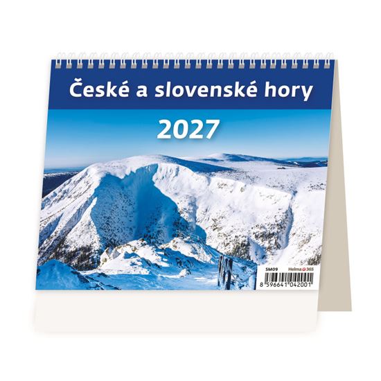 Obrázek z Kalendář stolní MINI - České a slovenské hory / SM09