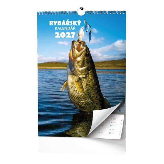 Obrázek z Kalendář nástěnný - Rybářský / BNF4