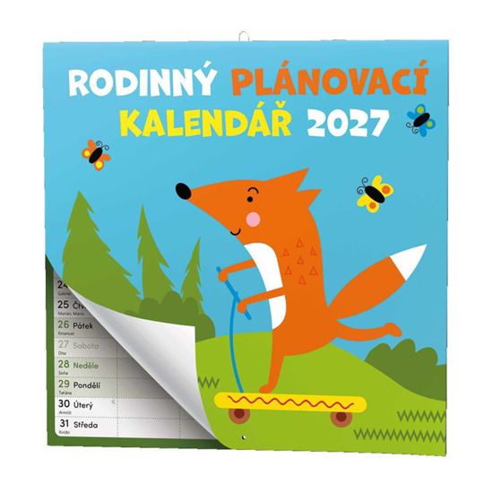 Obrázek z Kalendář nástěnný poznámkový - Rodinný plánovací / BNL10