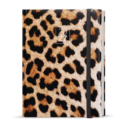 Obrázek Diář LAMINO - B6 / týdenní / Leopard