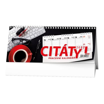 Obrázek Kalendář stolní pracovní - Citáty I / BSB1