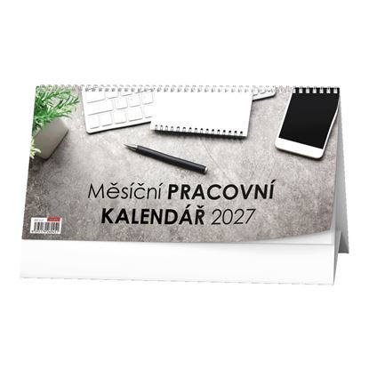 Obrázek Kalendář stolní pracovní - Měsíční / BSE13