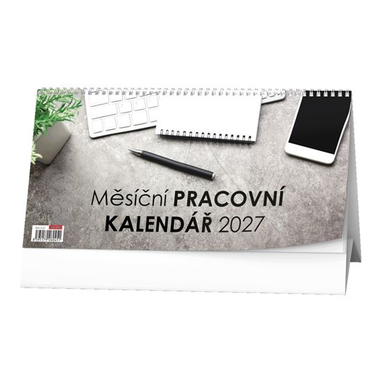 Obrázek z Kalendář stolní pracovní - Měsíční / BSE13