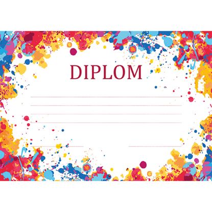 Obrázek Diplom A4 - Barvy