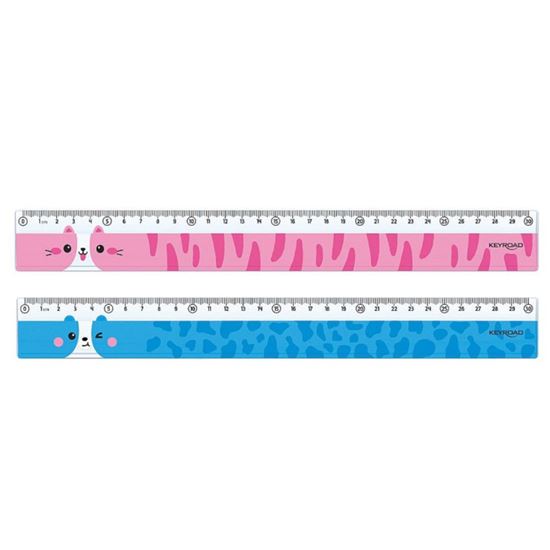 Obrázek z Pravítko KEYROAD 30 cm - mix zvířátka