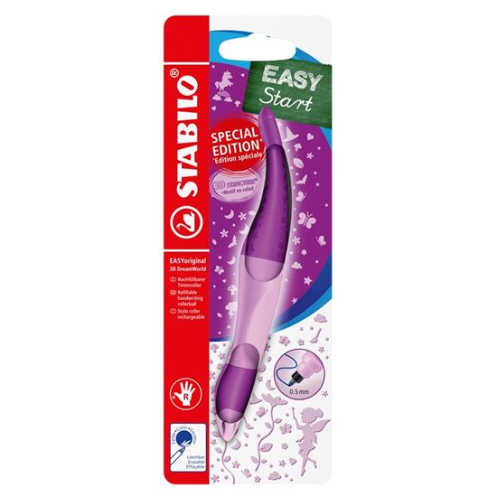 Obrázek z Inkoustový roller STABILO® Original 3D DreamWorld - pro praváky / růžová