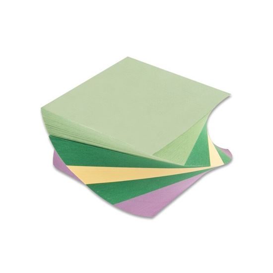 Obrázek z Záznamní kostka barevná - 9 cm x 9 cm x 5 cm / mix lepená točená vazba
