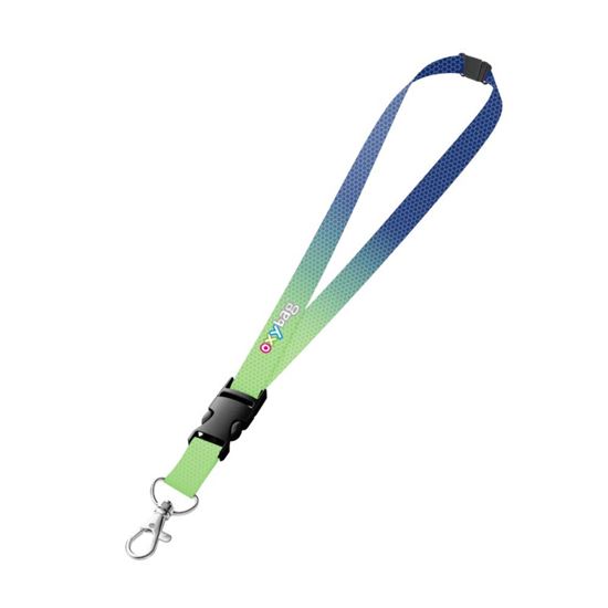 Obrázek z Klíčenka s karabinou OXY - Ombre Blue