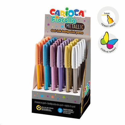 Obrázek Kuličkové pero Carioca Fiorella - mix metal