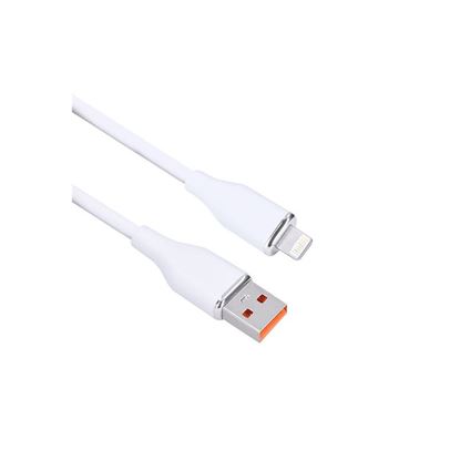 Obrázek Kabel nabíjecí silikonový - USB 2.0 A - Lightning konektor / 1 m