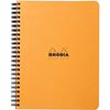 Obrázek z Blok kroužkový Clairefontaine Rhodia A5+ - čtvereček / 80 listů / oranžová