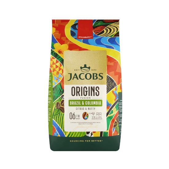 Obrázek z Zrnková káva Jacobs Origins Fusion Brazil & Colombia 1000 g