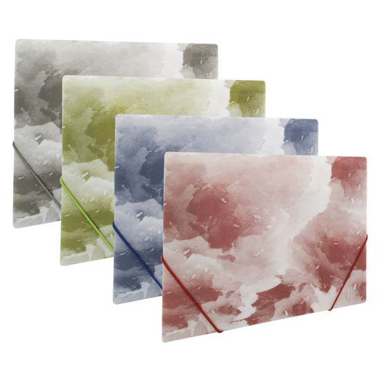 Obrázek z Spisové desky A4 s gumou Luma Clouds - mix