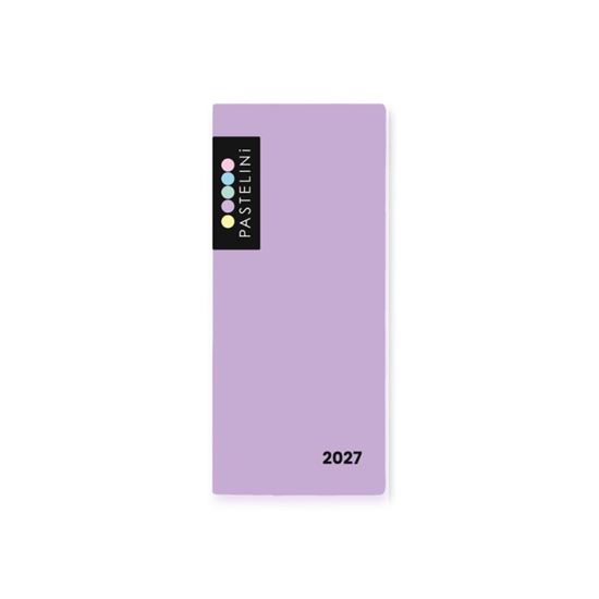 Obrázek z Diář kapesní PVC PASTELiNI - měsíční / fialová