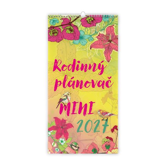 Obrázek z Kalendář nástěnný - MINI rodinný plánovač / N189