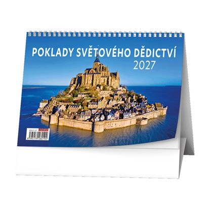 Obrázek Kalendář stolní - Poklady světového dědictví / BSH11