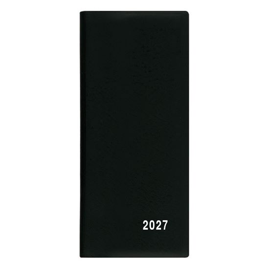 Obrázek z Diář kapesní PVC - měsíční / černá