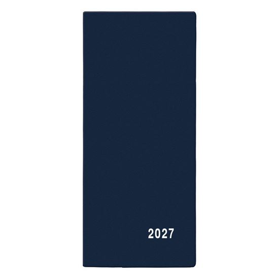 Obrázek z Diář kapesní PVC - měsíční / modrá