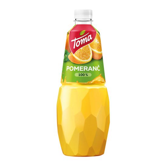 Obrázek z TOMA džus 1 l - pomeranč 100%