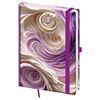 Obrázek z Diář VARIO Matragi Violet - A5 / týdenní / s gumičkou